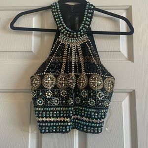 midnight doll two-piece black dress